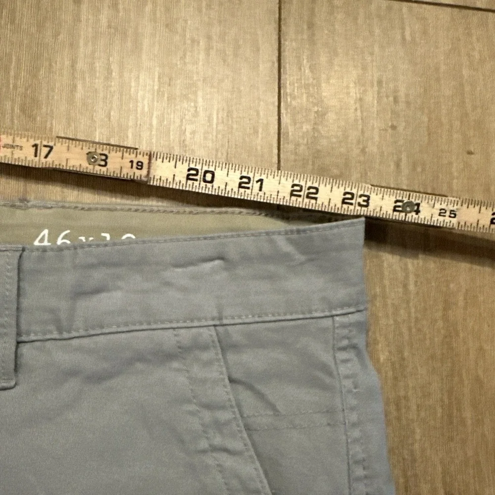 Chaps Men's Seacoast Wash Cargo Shorts Griffin Gray Size 46 10